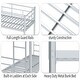 preview thumbnail 16 of 14, Heavy-Duty Sturdy Metal Noise Reduced Safety Guardrail Metal Twin Bunk Bed