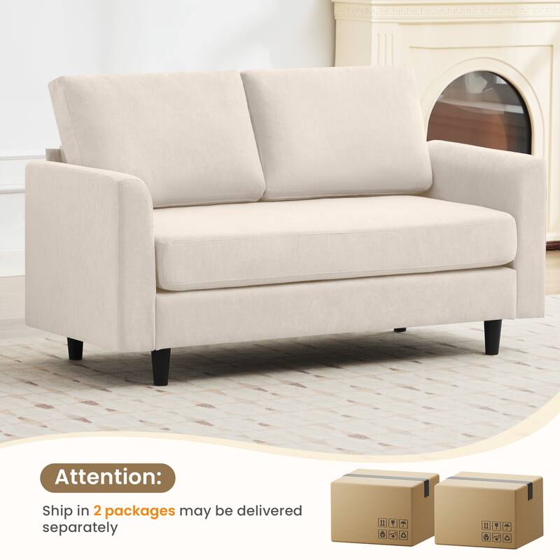 Snow Velvet Sectional Sofa