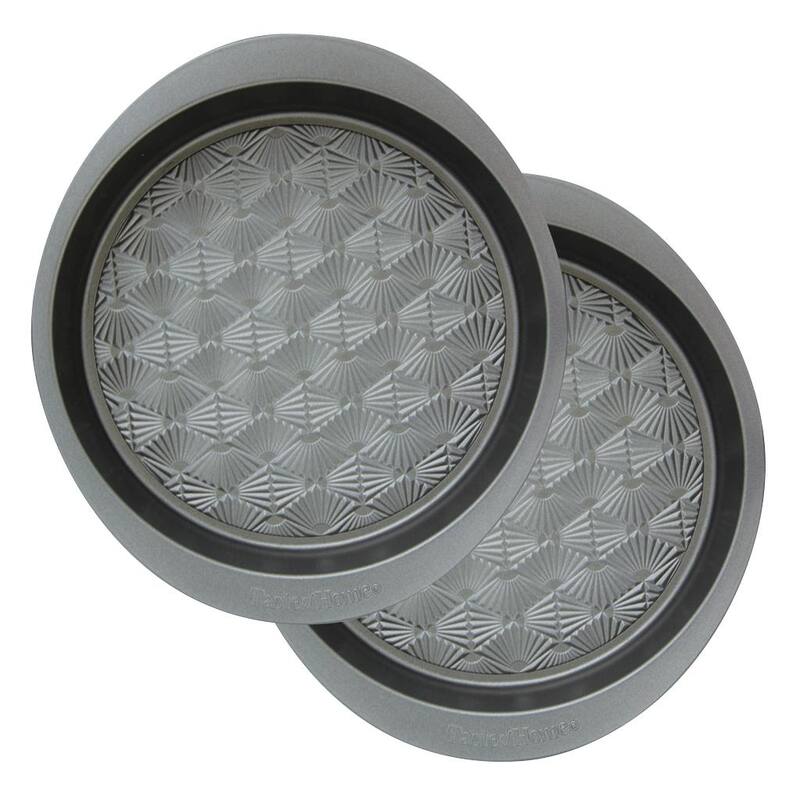 Taste of Home Set of 2 - 9-inch Non-Stick Metal Round Baking Pan