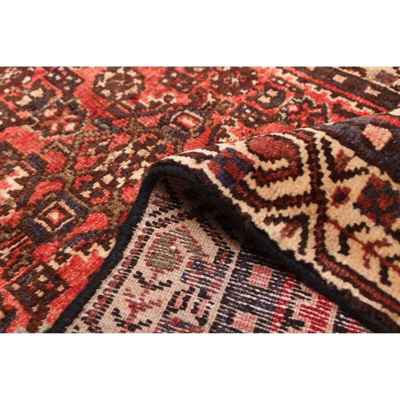 ECARPETGALLERY Hand-knotted Andelz Red Wool Rug - 2'5 x 16'10