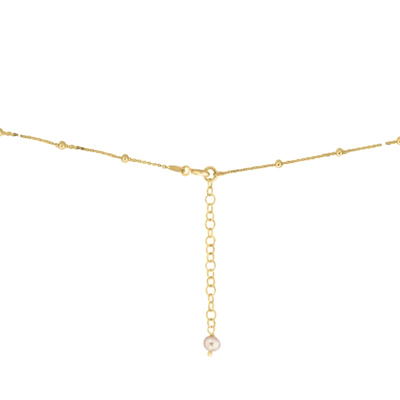 EFFY Gold over Silver Peach Freshwater Pearl Necklace - 16 Inch