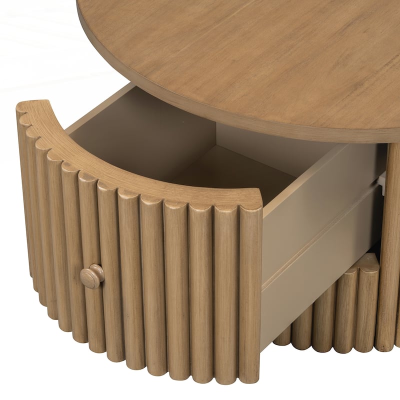 Round Coffee Table for Living Room