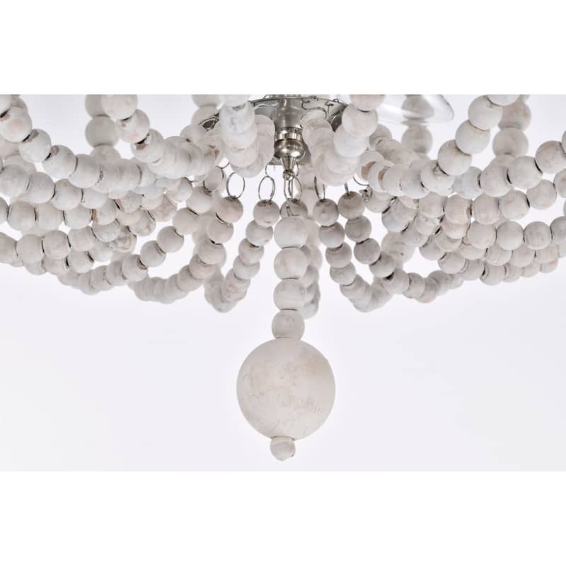 Roxelana 18 Inch Bohemian Semi-Flush Mount Ceiling Lighted Chandelier