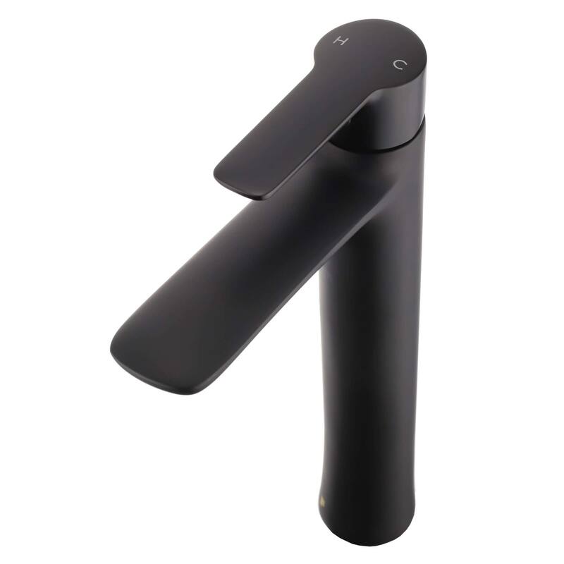 Fine Fixtures Round Single Hole Vessel Sink Bathroom Faucet