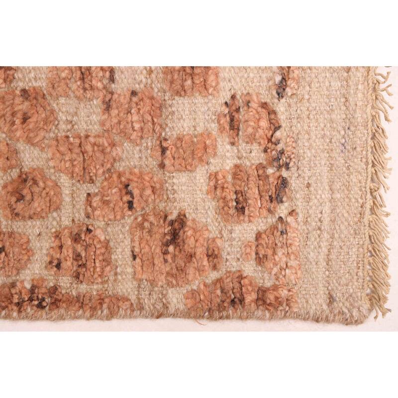 ECARPETGALLERY Hand-knotted Tangier Brown Wool Rug - 8'2 x 10'2