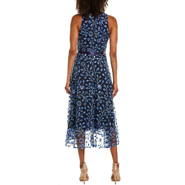tahari asl midi dress