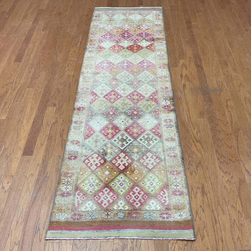 HERAT ORIENTAL Handmade Turkish Oushak Wool Runner - 2'9" x 9'5"