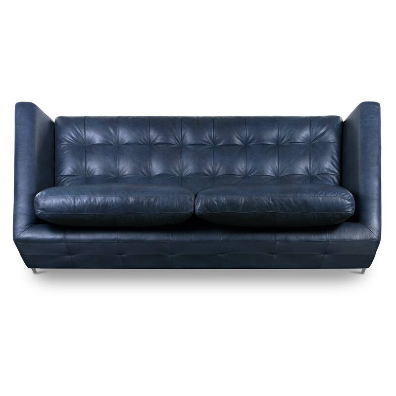 Poly & Bark Calle 90" Sofa - Full Grain Genuine Italian Leather