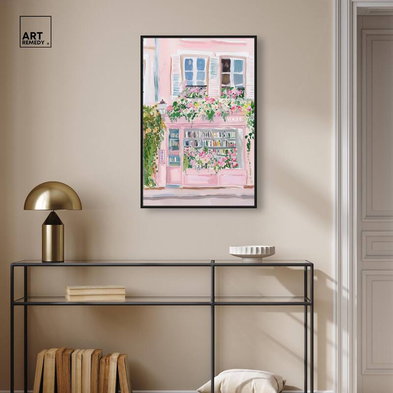 Little Magazine Store Canvas by Art Remedy