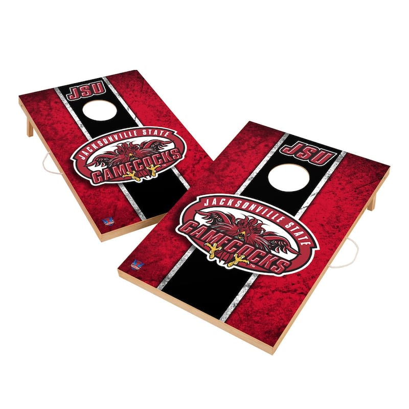 Vintage Jacksonville State University JSU Gamecocks 2x4 Tailgate Cornhole Boards - NO Accessories