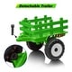 preview thumbnail 4 of 23, Lorise 35W Battery Powered Electric Tractor with Trailer for Kids 3-6 Years - 54"L x 20"W x 21"H