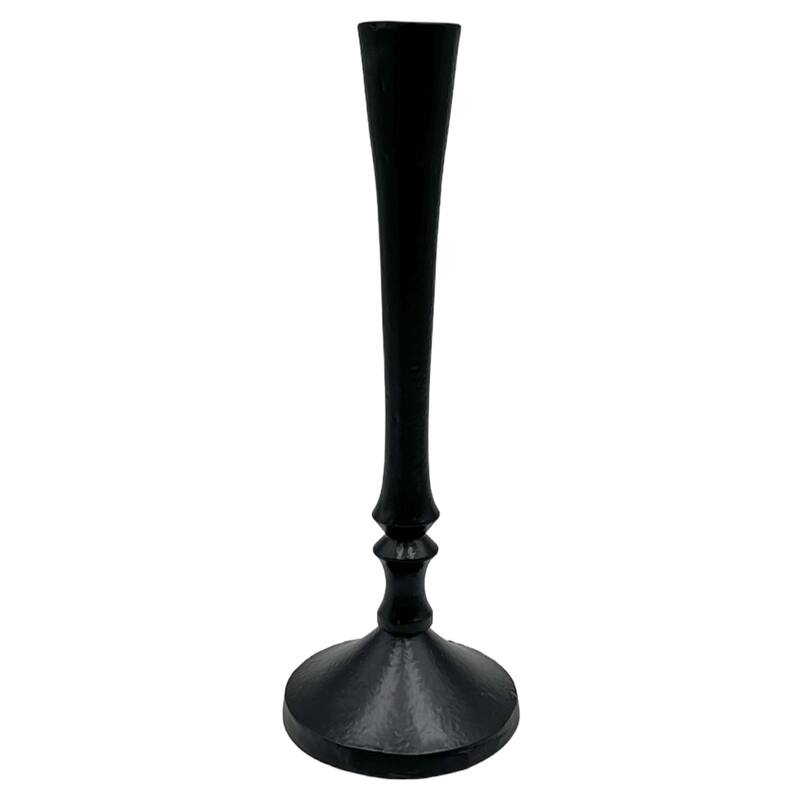 10 Inch Decorative Handmade Aluminum Stylish Candle holder Set of 2 - 3.5 x 3.5 x 9.5 in