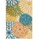 preview thumbnail 102 of 112, Nourison Aloha Floral Modern, Indoor/Outdoor Area Rug 3'6" x 5'6" - Turquoise/Multicolor