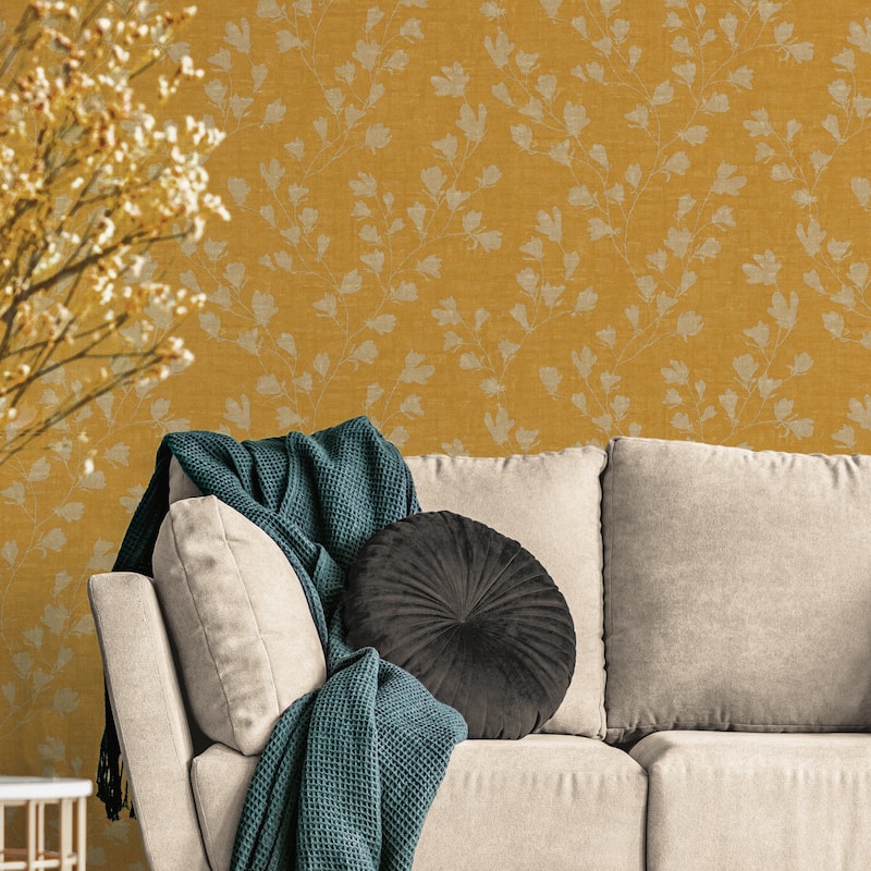 Galerie Wallcoverings Fusion Collection Floral Trail Motif Non-woven Matte Wallpaper Roll
