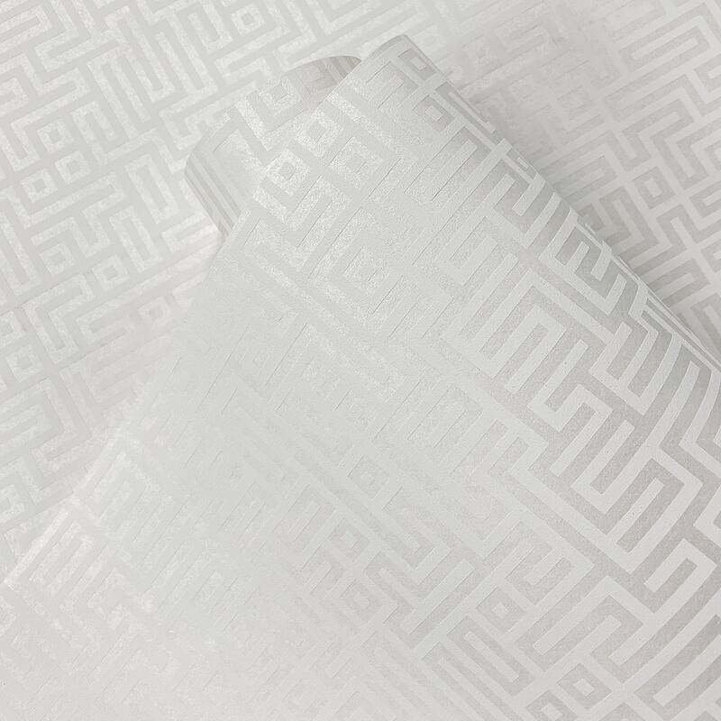 Seabrook Designs Rockefeller Maze Nonwoven Unpasted Wallpaper