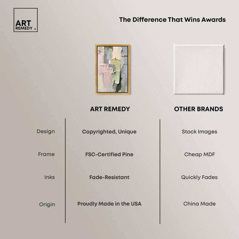 Creamy Contours II Canvas by Art Remedy