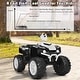 preview thumbnail 44 of 80, Costway 12V Kids 4-Wheeler ATV Quad Ride On Car w/ LED Lights Music - 42''x25.5''x29''(LxWxH)