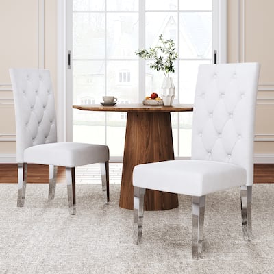 Modern Velvet Upholstery Dining Chair for Kitchen (Set of 2)