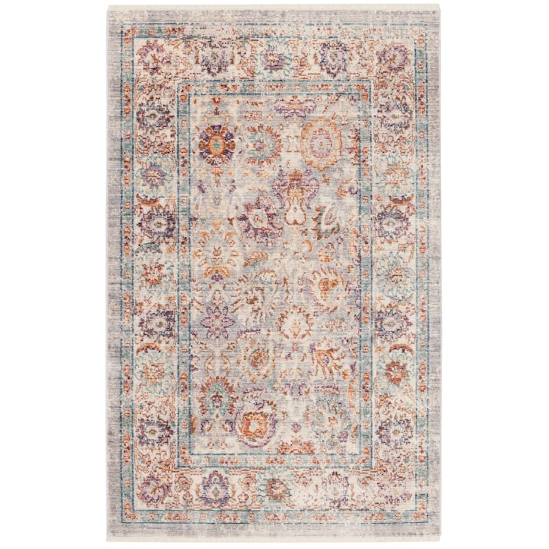 SAFAVIEH Illusion Brooke Vintage Boho Oriental Viscose Rug with