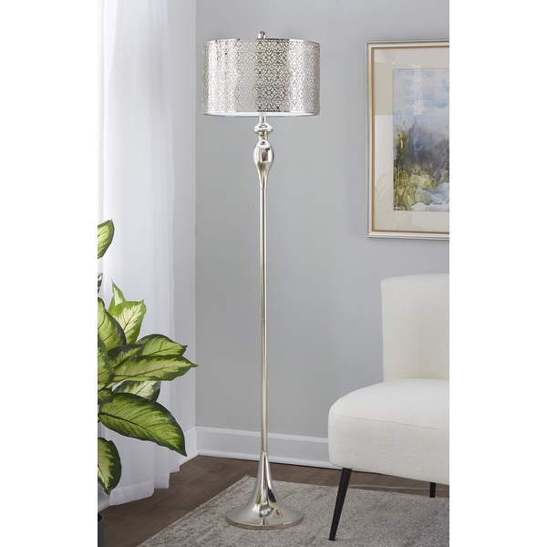 Grey lampshade for floor lamp discount