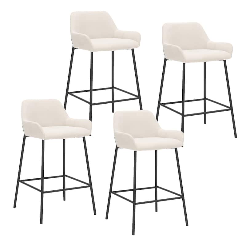 Contemporary 26" Counter Stool, Set of 4