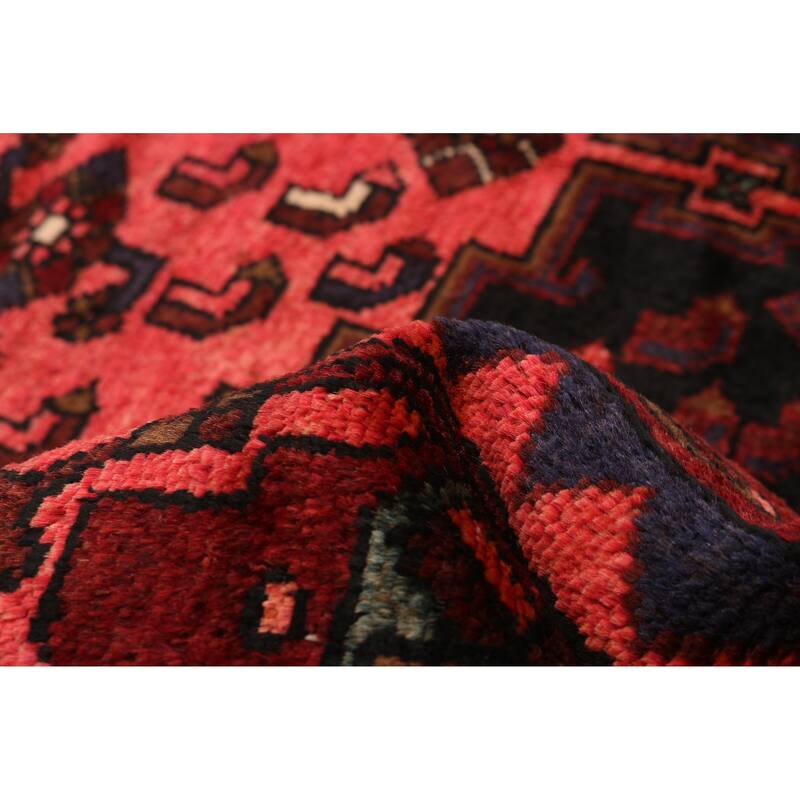 ECARPETGALLERY Hand-knotted Andelz Red Wool Rug - 4'2 x 6'6