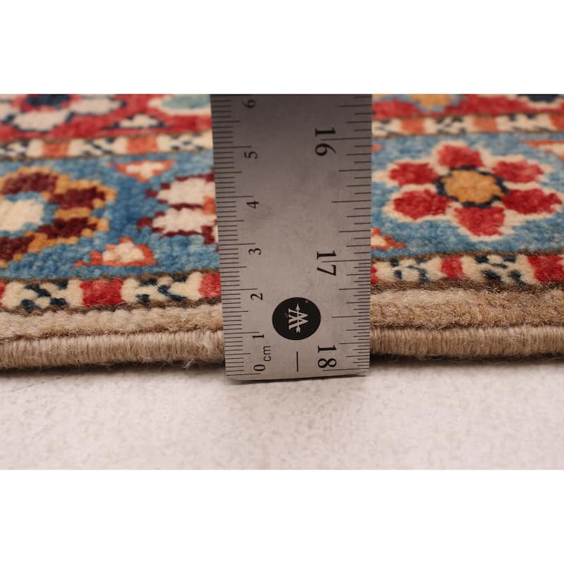 ECARPETGALLERY Hand-knotted Uzbek Ghazni Ivory Wool Rug - 2'9 x 9'6