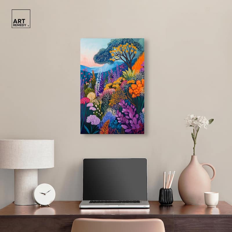 Solara's Bloom Canvas by Art Remedy, Gallery Wrapped