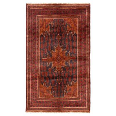 Teimani Navy Rug 3'7" x 6'3" - 3'7 x 6'3