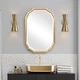 preview thumbnail 18 of 25, Rennnsan 2-Light Modern Industrial Cone Vanity Light in Brass/ Nickel