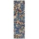 preview thumbnail 24 of 71, SAFAVIEH Handmade Blossom Jetchka French Country Floral Wool Rug 2'3" x 8' Runner - Blue/Violet - Runner