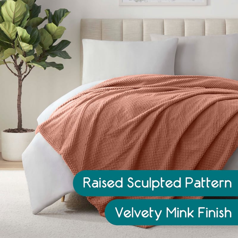 Vellux Plush Texture Blanket