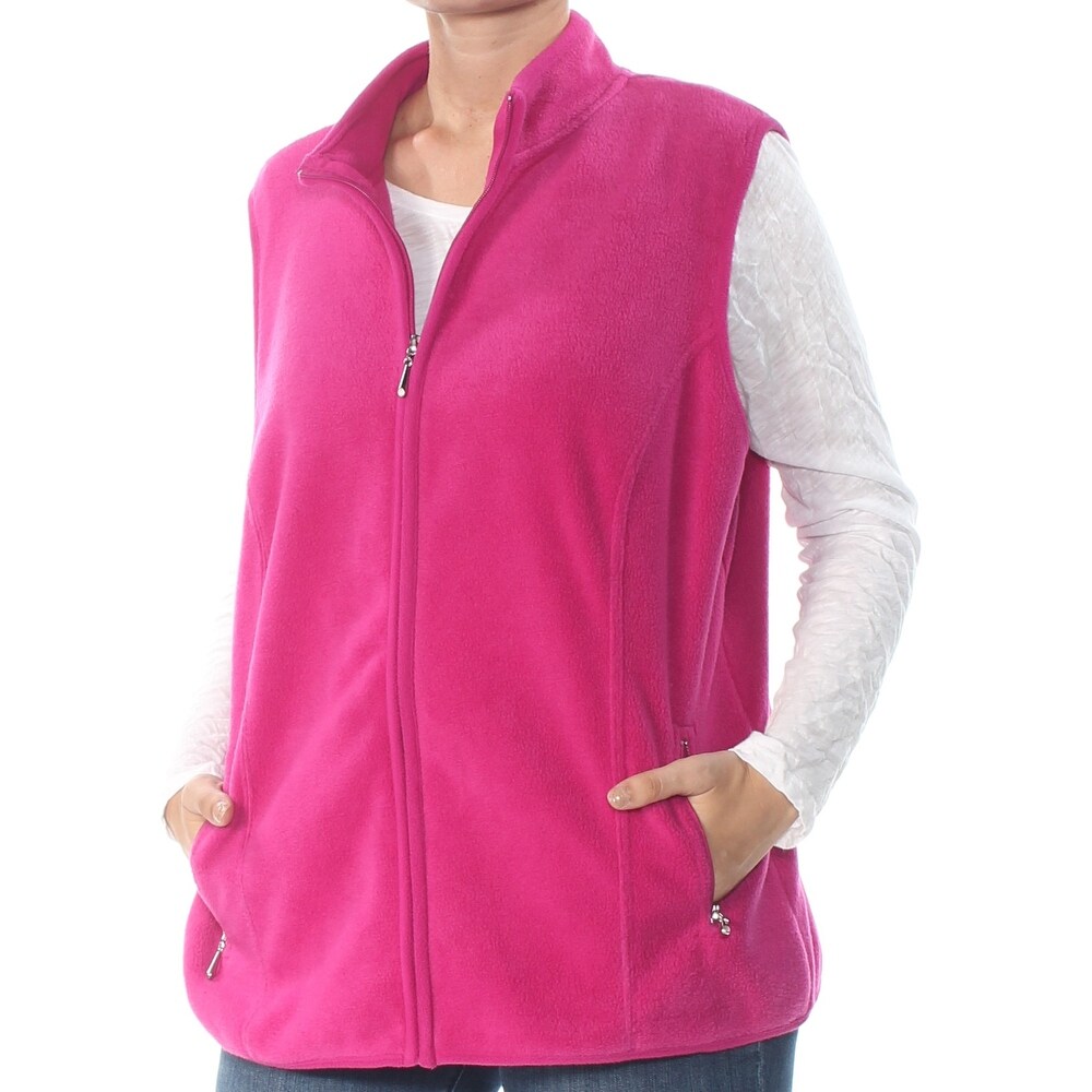 karen scott zero proof fleece jacket