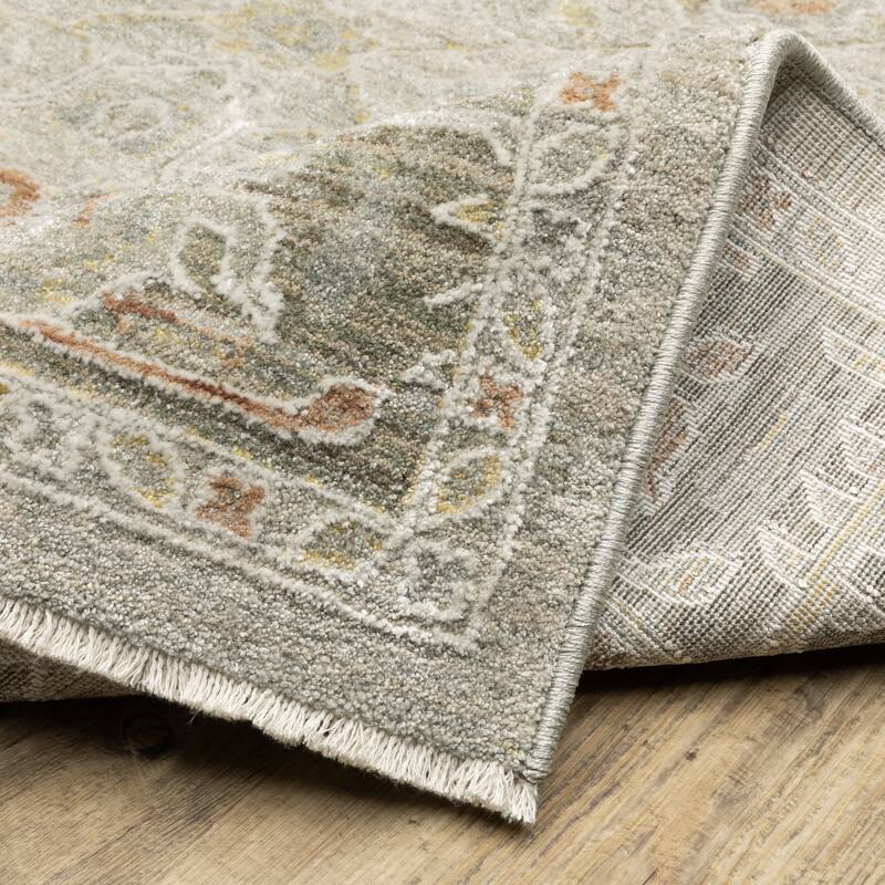 Kellan Vintage Floral Beige/ Multi Area Rug