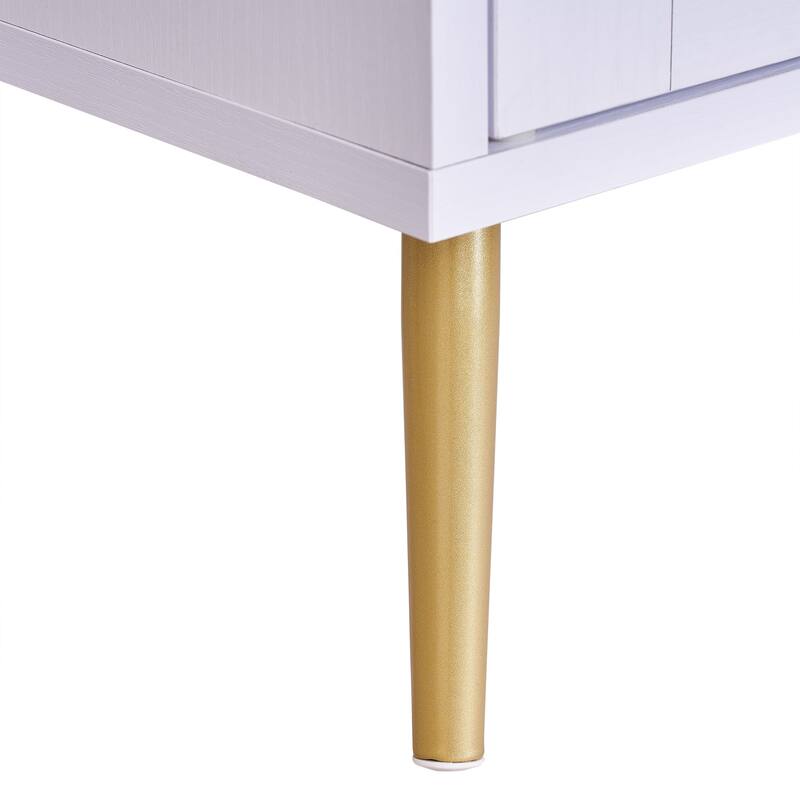 VECELO L-Shaped Entryway Bench with Cushion Shoe Storage Bench with Louvered Door & Open Shelves Hallway Seat Organizer