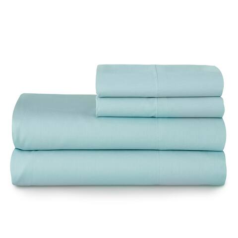 Porch & Den Marseilles Soft Finish Cotton Percale Bed Sheet Set