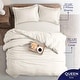 preview thumbnail 28 of 53, 100% Cotton Sateen Weave Solid Duvet Cover Set - Includes 1 Duvet Cover & 2 Pillow Sham Set