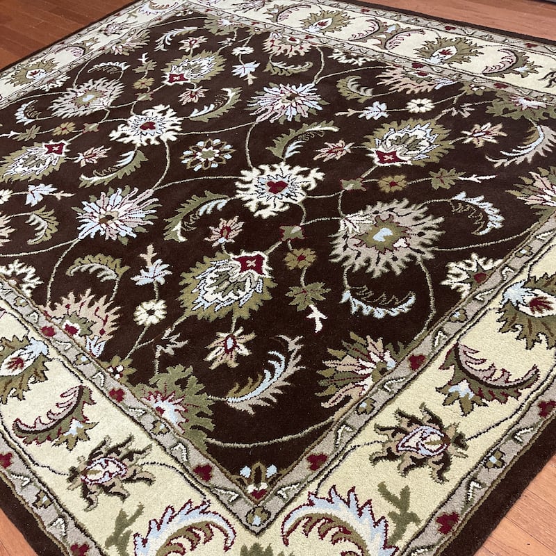 HERAT ORIENTAL Handmade Isfahan Wool Rug - 8' x 10'