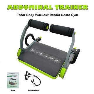 Cardio Home Abdominal Trainers with Resistance Bands and Fitness Guide ...
