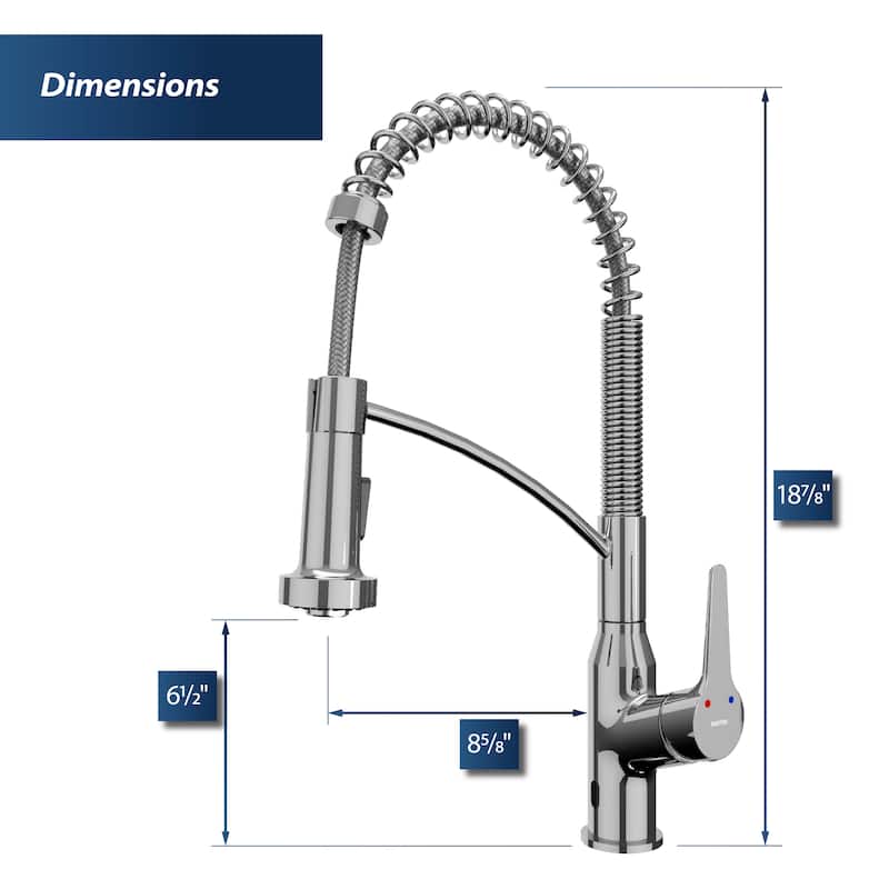 Karran Scottsdale Touchless Single-Handle Pull-Down Sprayer Kitchen Faucet