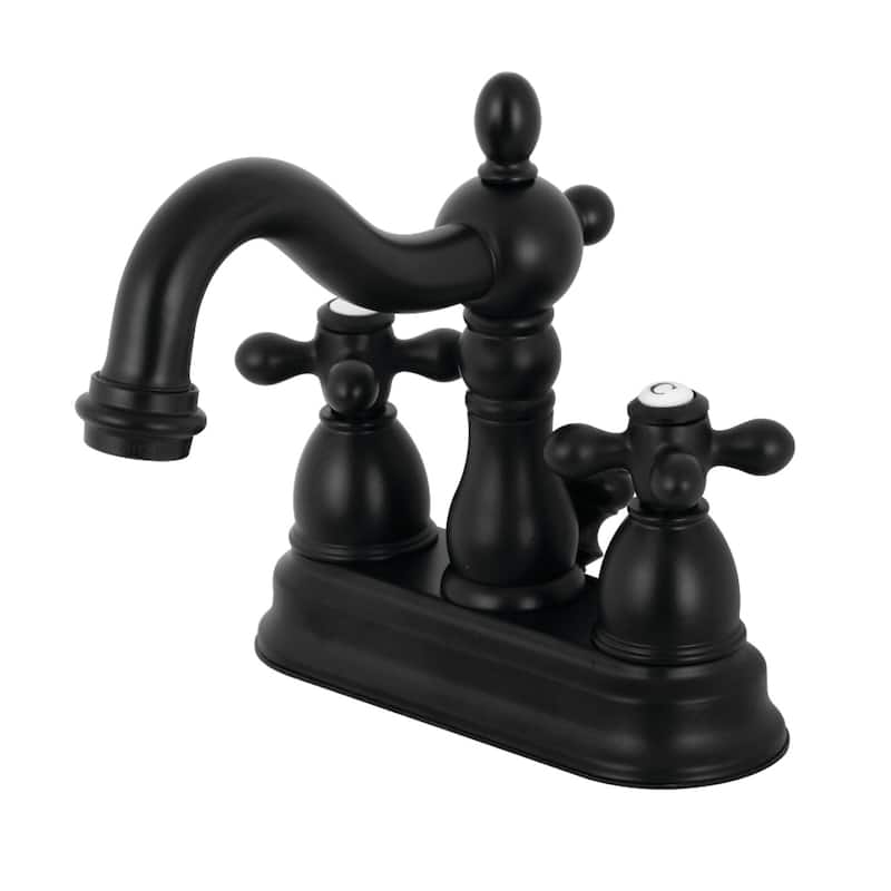 Heritage Two-Handle 3-Hole Deck Mount 4 in. Centerset Bathroom Faucet