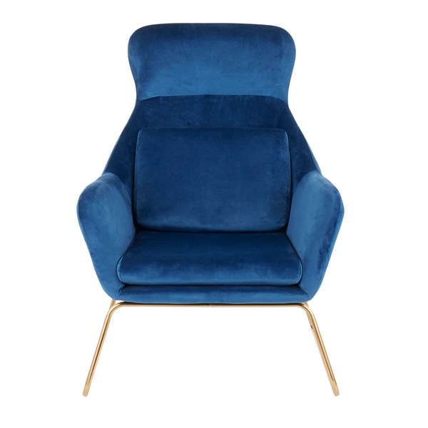 Silver Orchid Durieux Velvet Lounge Chair - N/A. Opens flyout.