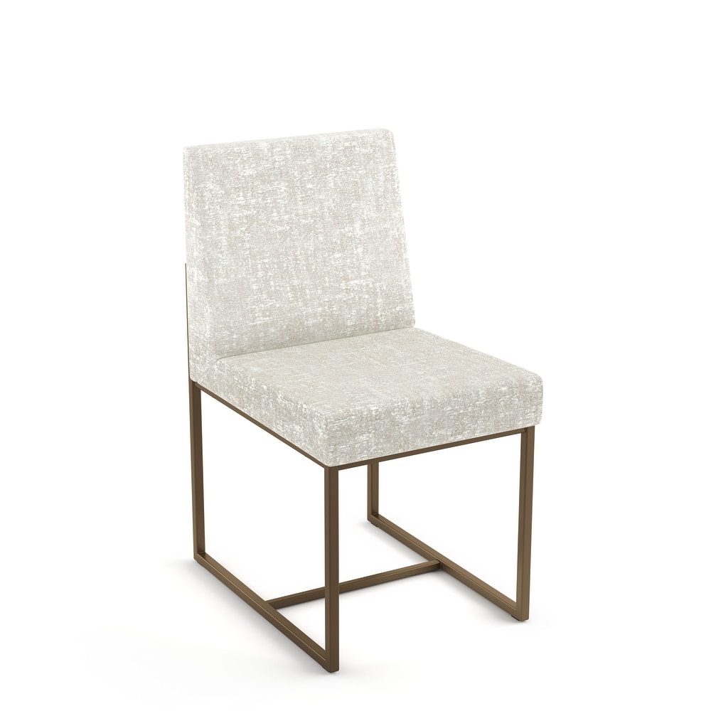 Amisco Derry Upholstered Dining Chair with Metal Legs