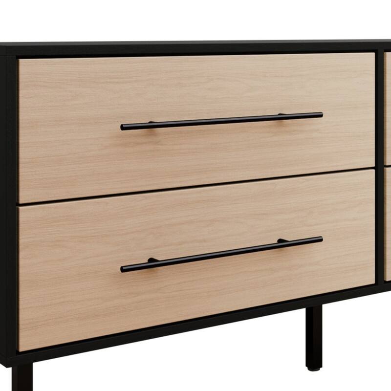 CraftPorch Mid-Century 4-pieces Wooden Bedroom Set