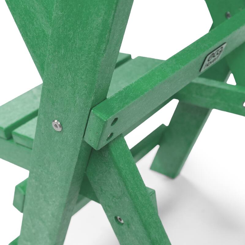 Key West Fully Assembled All-Weather Recycled HDPE Outdoor Folding Bar Stool