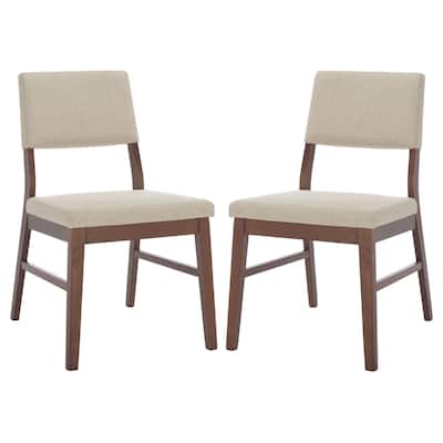 SAFAVIEH COUTURE Jessbrina Wood Dining Chair (Set of 2) - 20"W x 24"D x 34"H