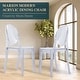 preview thumbnail 3 of 15, Marion Modern Stackable Transparent Acrylic Armless Dining Chair with Weather-Resistant Side Chair for Indoor Outdoor