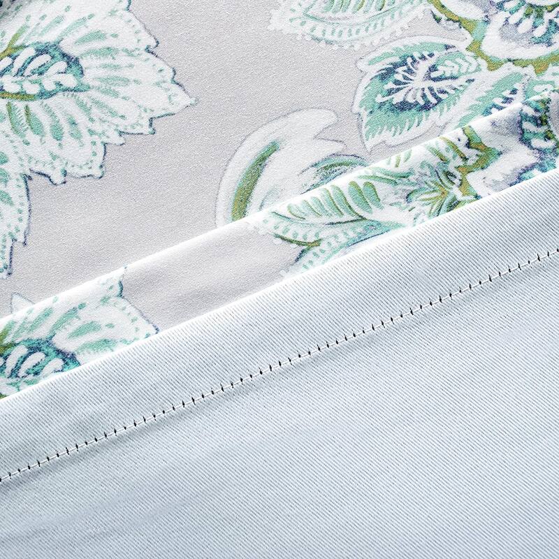 DriftAway Alyssa Jacobean Elegant Floral Leaves Pattern Window Curtain