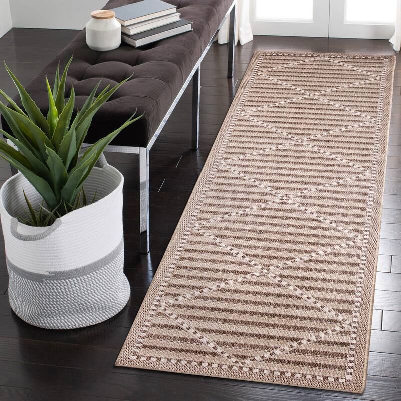 Liora Manne Malibu Checker Diamond Indoor/Outdoor Rug