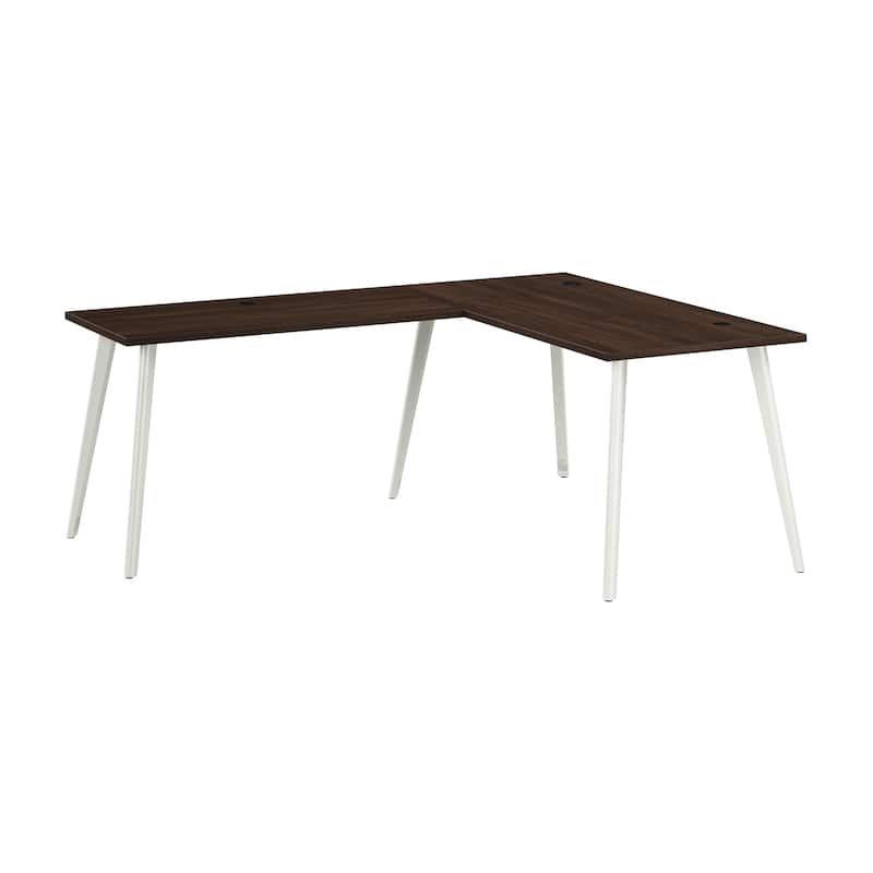 Bush Business Furniture Vista 60W L Shaped Desk with Splayed Legs